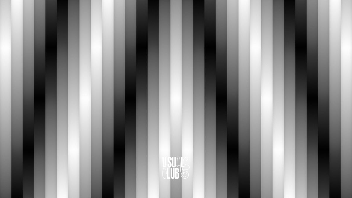 Stripes VJ loop 01 (black & white) - 4K vertical stripe video loop still