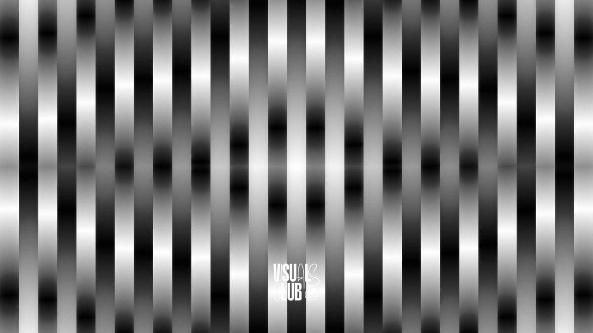Stripes VJ loop 03 (black & white) - 4K vertical stripe video loop still