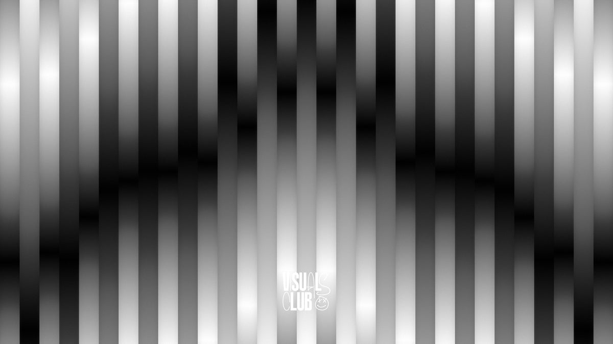 Stripes VJ loop 04 (black & white) - 4K vertical stripe video loop still