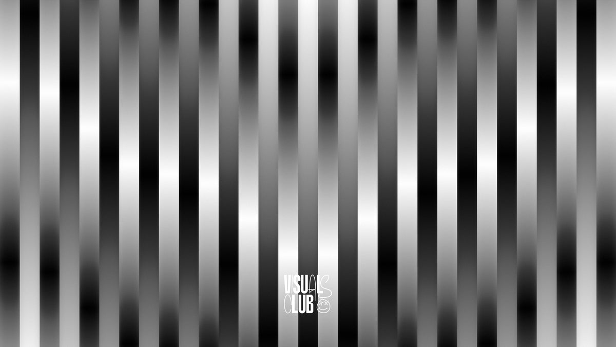Stripes VJ loop 05 (black & white) - 4K vertical stripe video loop still
