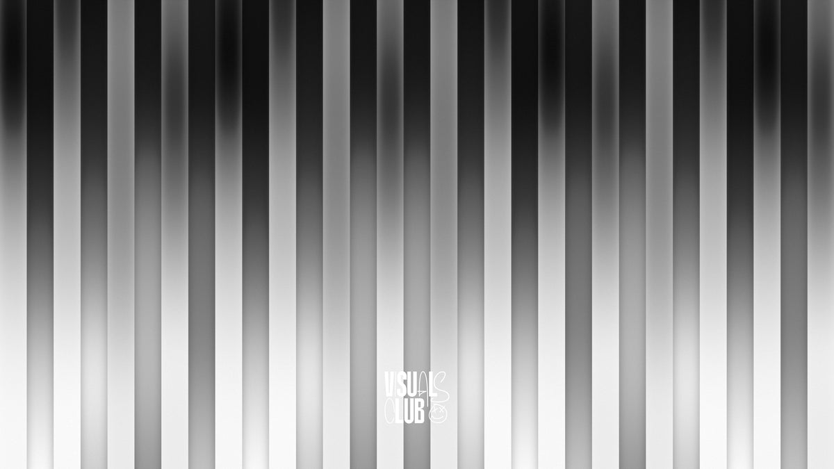 Stripes VJ loop 06 (black & white) - 4K vertical stripe video loop still