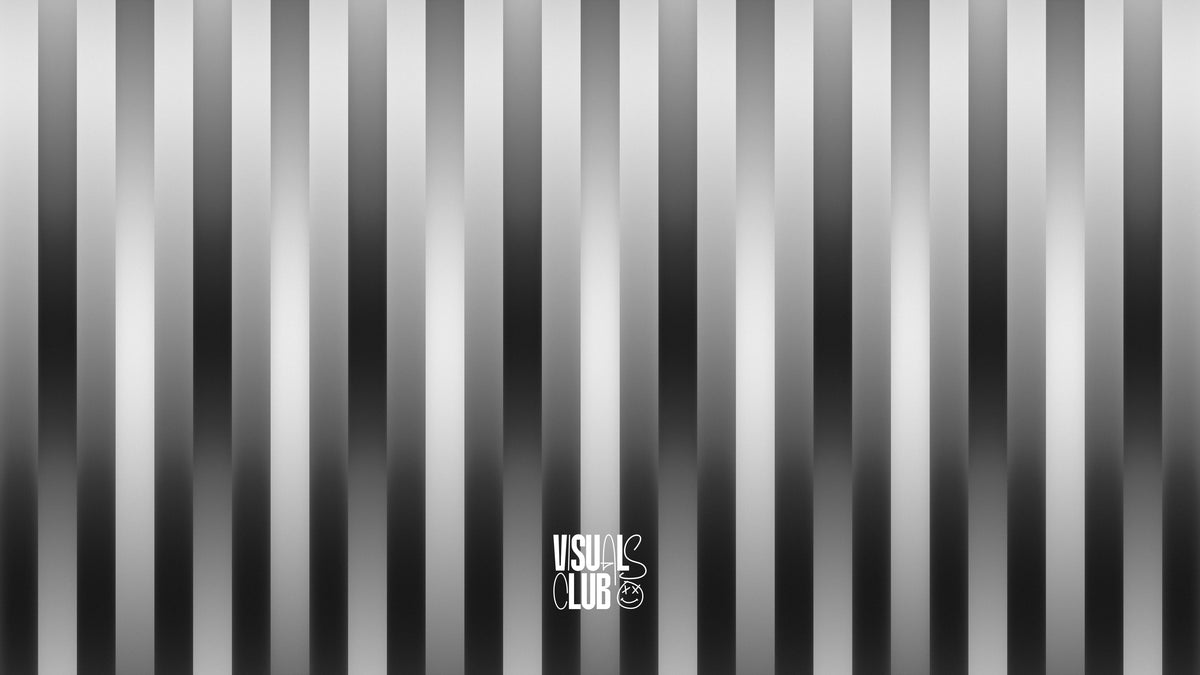 Stripes VJ loop 08 (black & white) - 4K vertical stripe video loop still