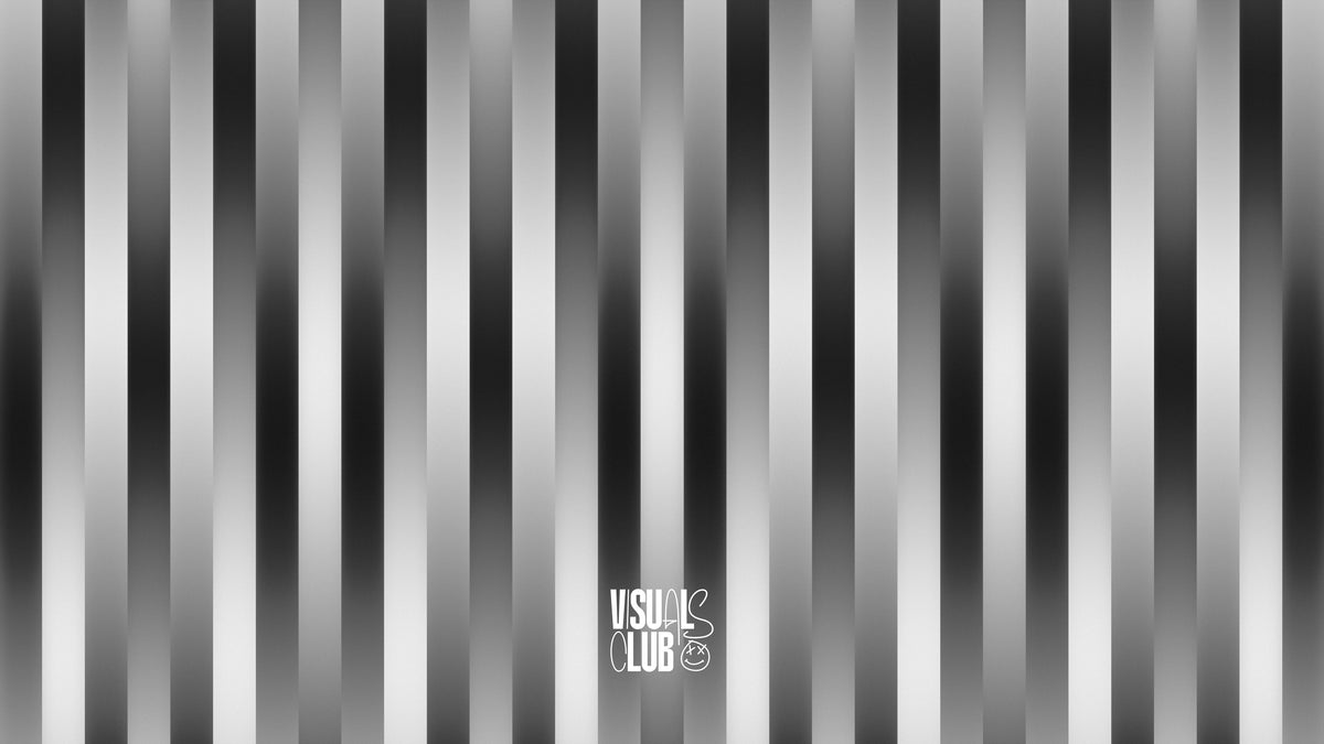 Stripes VJ loop 09 (black & white) - 4K vertical stripe video loop still