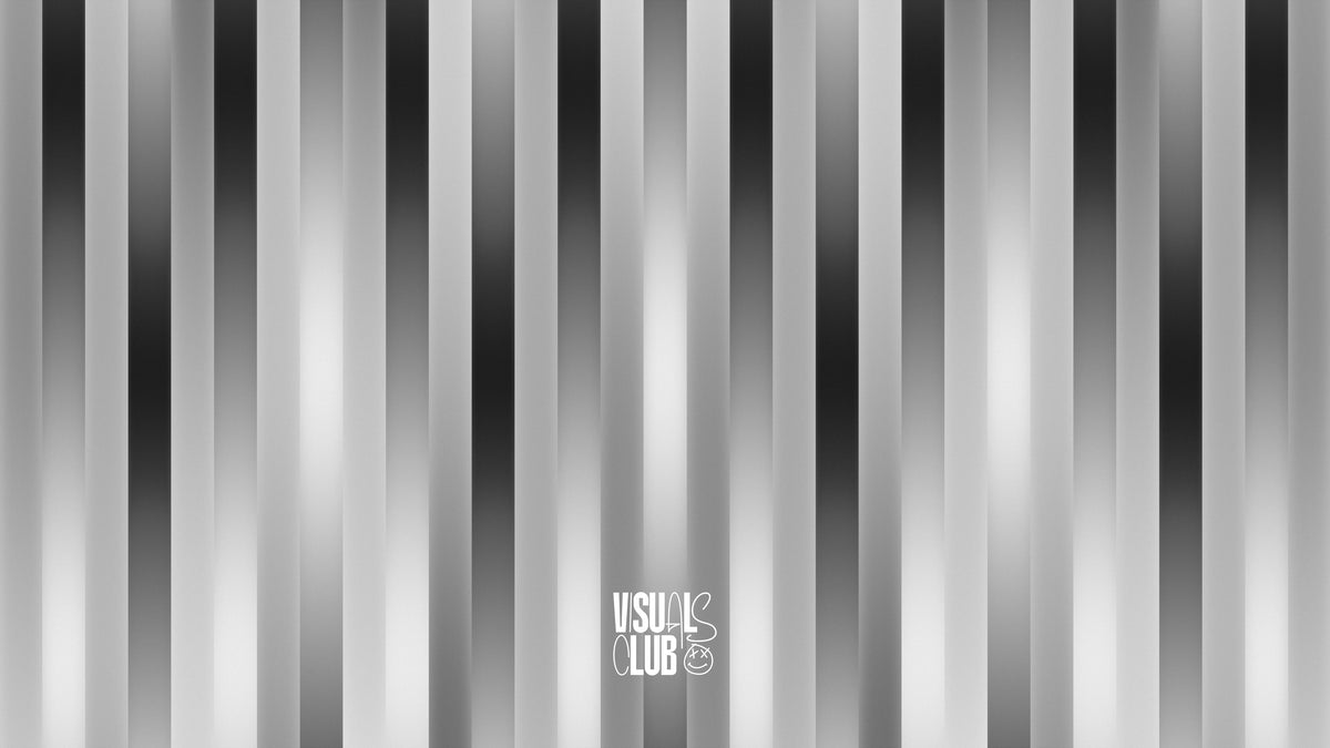 Stripes VJ loop 10 (black & white) - 4K vertical stripe video loop still