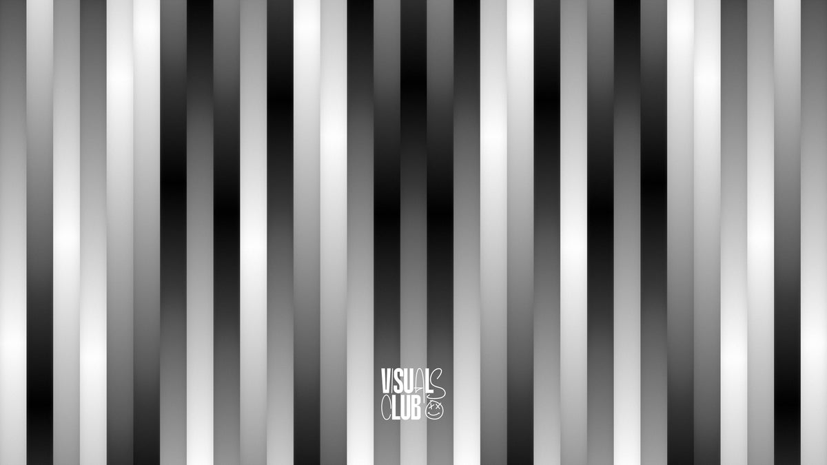 Stripes VJ loop 12 (black & white) - 4K vertical stripe video loop still