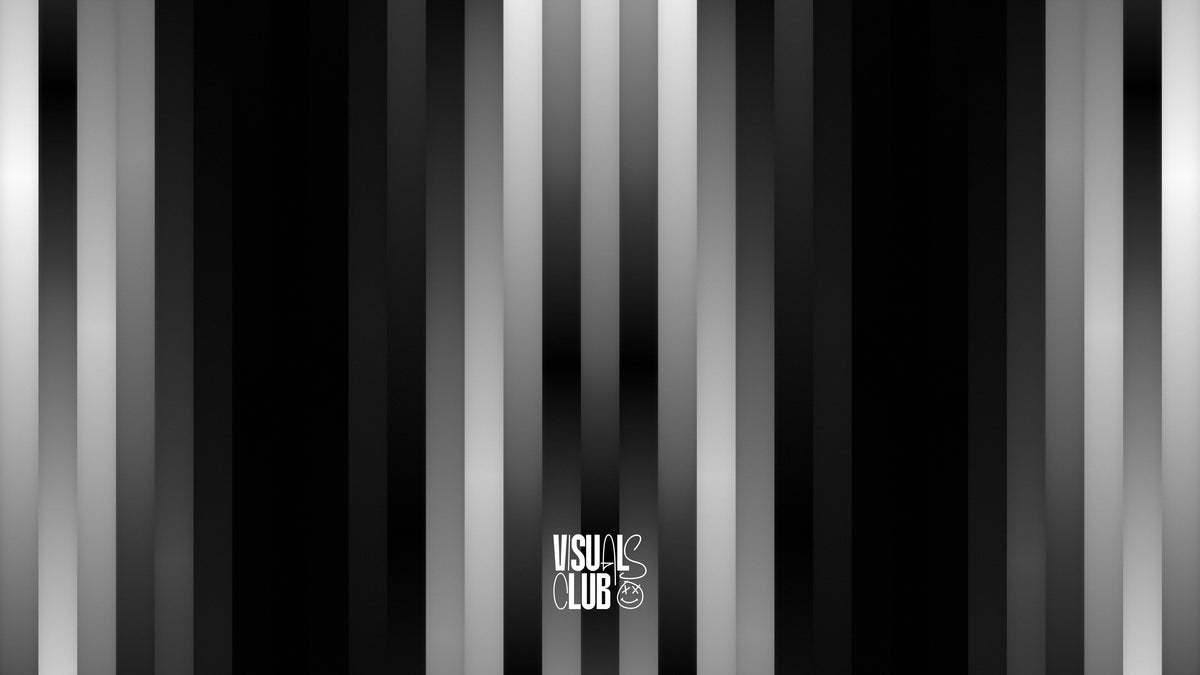 Stripes VJ loop 13 (black & white) - 4K vertical stripe video loop still