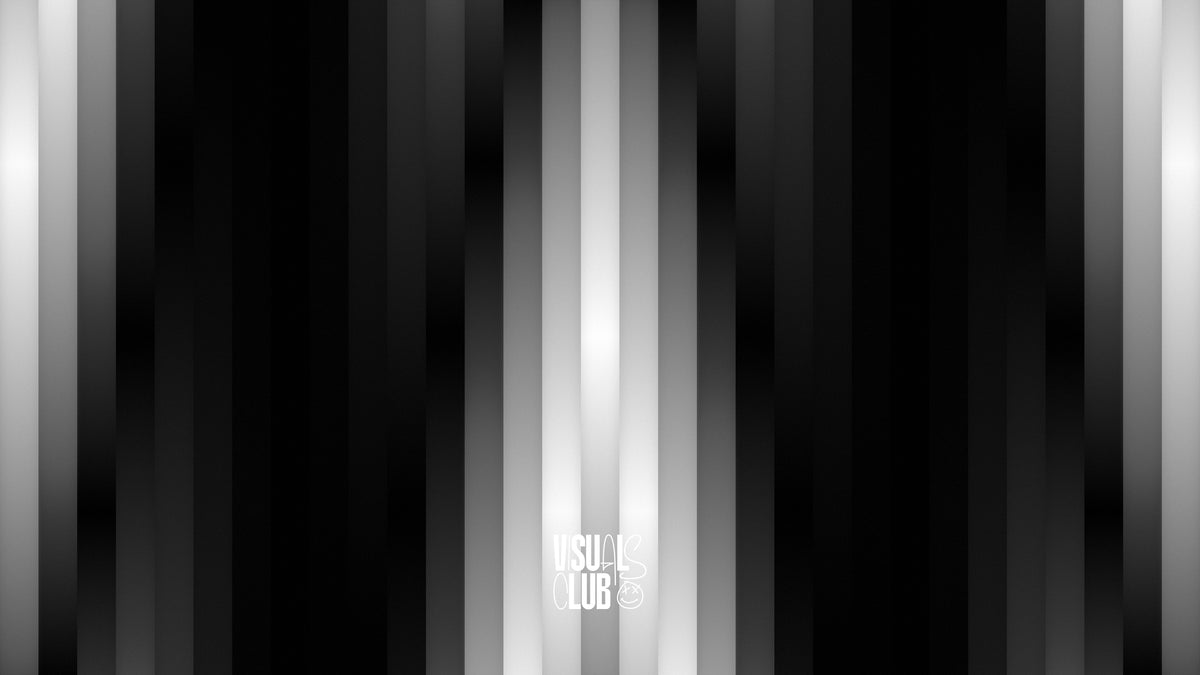 Stripes VJ loop 14 (black & white) - 4K vertical stripe video loop still