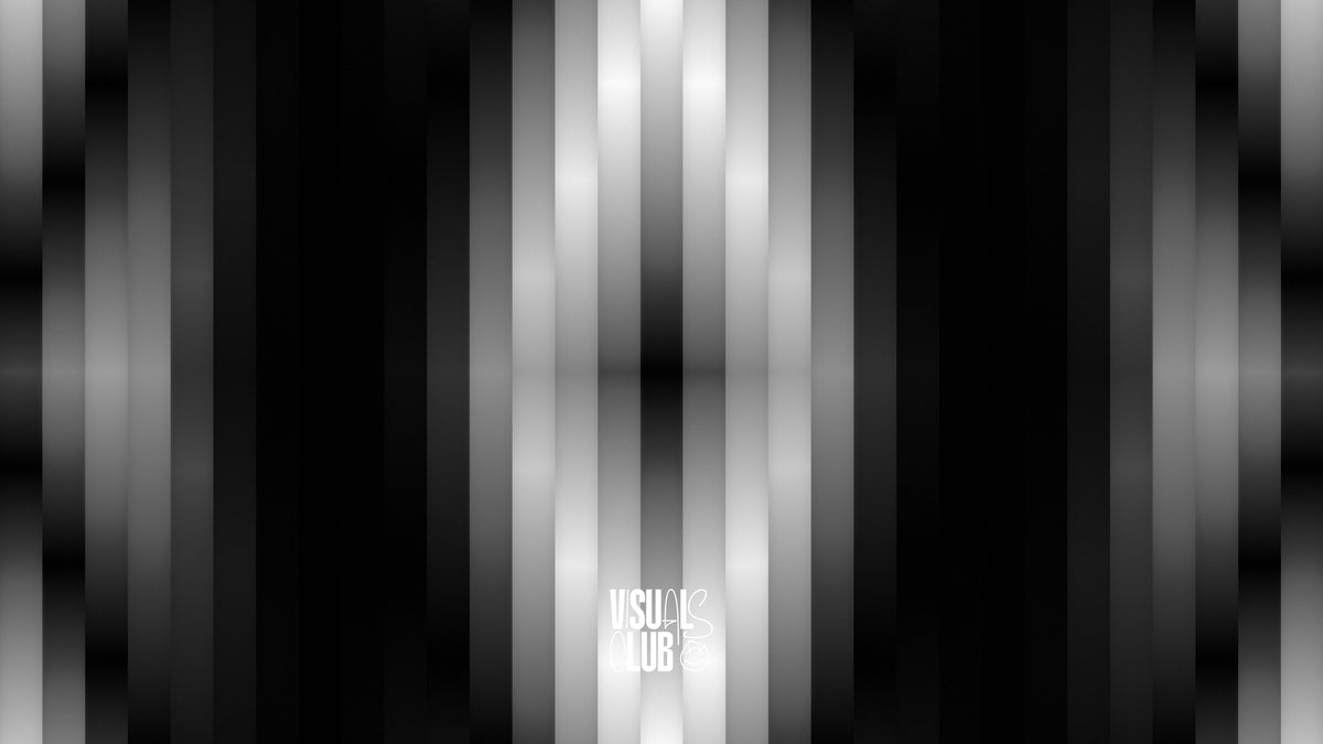 Stripes VJ loop 16 (black & white) - 4K vertical stripe video loop still