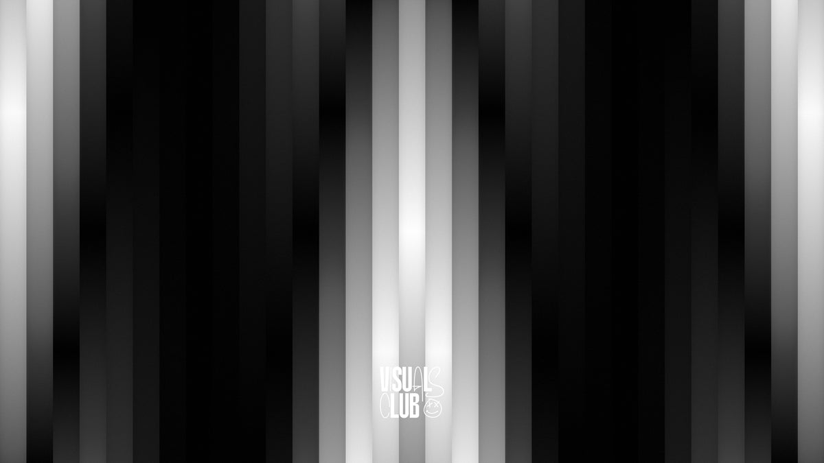 Stripes VJ loop 17 (black & white) - 4K vertical stripe video loop still