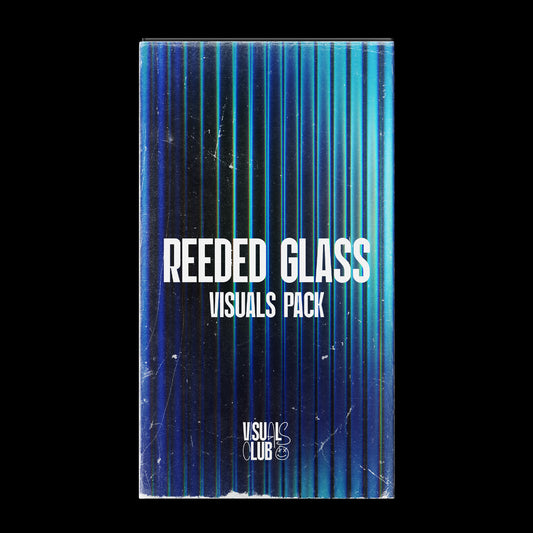 Visuals Club - Reeded Glass 4K VJ loop pack cover art